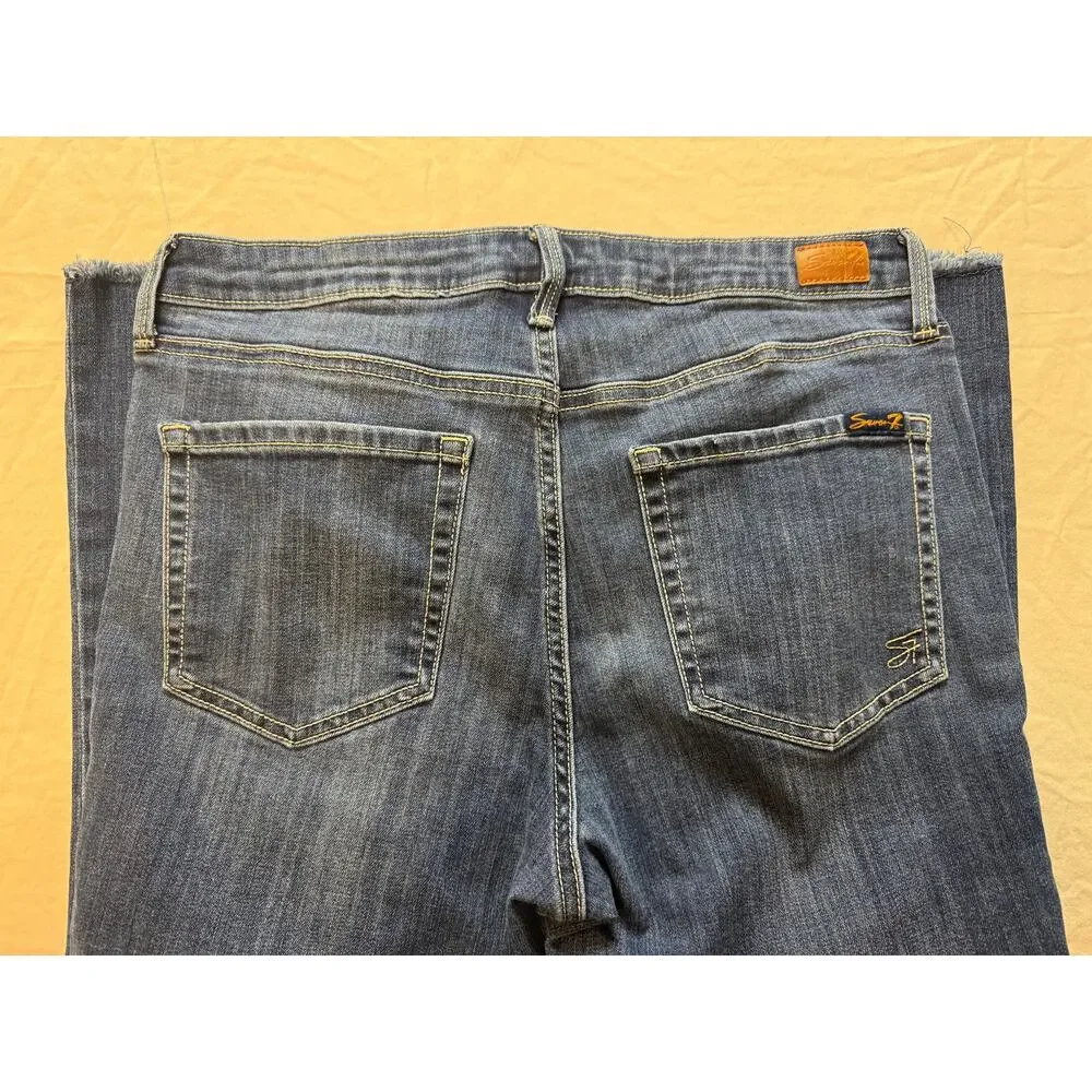 Seven7 Women’s Bootcut Jeans Blue Wash Size 8 - Picture 5 of 5